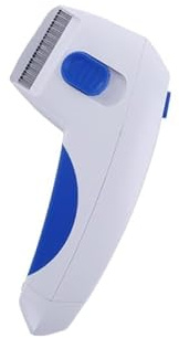 Micmetago elektrischer Läusekamm für Menschen & Haustiere, sanfter läusekamm elektrisch gegen Läuse, Nissen & Flöhe, sicherer Edelstahlkamm mit abgerundeten Enden, einfache Handhabung für Kinder