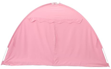 Healeved Tienda de campaña Individual con Dosel, Tienda de campaña Opaca para litera Superior Infantil, casita de Juegos para Dormir en el Suelo, Ideal para niños y niñas, Regalo de cumpleaños, Color