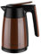 Vektra VEK-1703BR Vacuum Insulated Environmentally Eco Friendly Easy Pour Cordless Kettle, 1.7 Litre, Brown