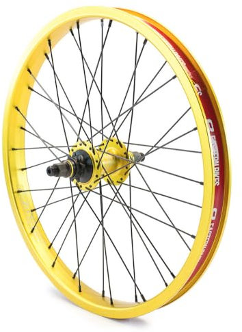 Eastern Bikes Buzzip Rear 20-inch BMX Wheel 14mm Axle, 36H, 9T (Gold)