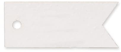 Mopec X4711 Pack de 77 Tarjetas con forma de banderola 4x1,7cm.