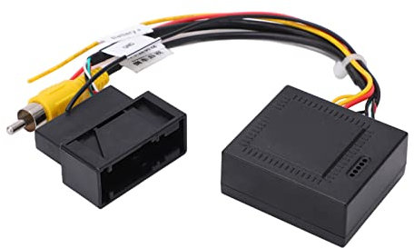 Aramox 12V 5W RGB-zu-AV-Konverter, Original-Autokamera, RGB-Decoder, RGB-zu-AV-Umwandlungsbox, Kamera-RGB-Adapter-Kabel für 6