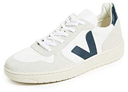 Veja V-10 Chromefree Leather Extra White Natural Sneaker, weiß, 39 EU
