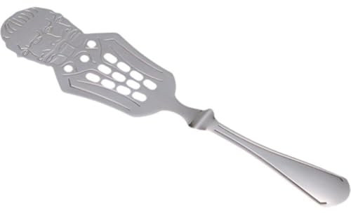 Glixoft Stainless Steel Absinthe Spoon Unique Design Wormwood Spoon Cocktail Mixing Spoon Kitchen Bar Tool for Cocktail Bar Party