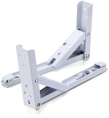 XUCZHAI Klappkonsole 2PCS Dreieck Klapp Winkel Halterung Schwere Unterstützung Einstellbare Wand Bank Tisch Regal Halterung Möbel Hardware FüR Regale Wandmontage(14inch)