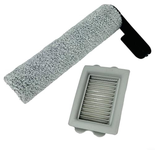Set di filtri ad aria, umidi, a secco e spazzole per lanugine per Flexi Lite/A20-2 in 1 per robot palmare wireless, rimozione peli/polvere su più superfici (1 spazzola a rullo + 1 filtro)