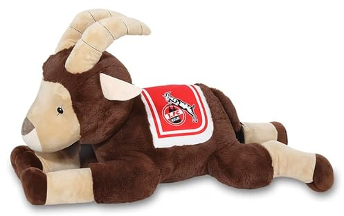 1. FC Köln XXL-Maskottchen Hennes liegend 100 cm Plüschtier | Kuscheltier