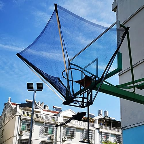 LKYLGYU Sistema de Rebote de Baloncesto portátil Colgante con Canal de Retorno Giratorio de 180°, Accesorio de práctica Plegable, Equipo de Entrenamiento de Red de Rebote -1