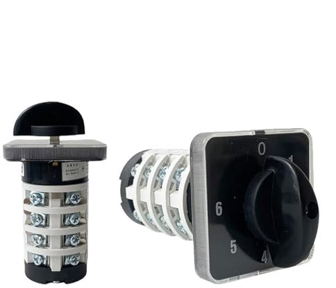 Interrupteur de commande électrique HZ5B-20/4, 4 nœuds, 20A, 0-6 positions, commutateur universel, interrupteur à came rotatif