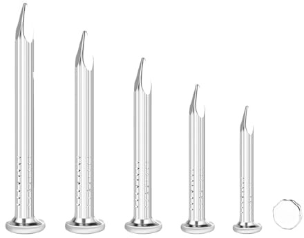 BACSHBY 100 Pièces Clous en Acier pour Béton 20mm, Clous pour Travail du Bois et Maçonnerie,Acier au Carbone pour Usage Intérieur et Extérieur