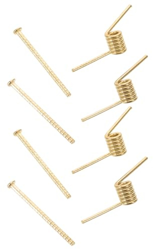 UKCOCO Molla per Fermaglio Chioma in Acciaio Inox V-shaped Elastica Resistente Design Versatile Confezione da 4 Pezzi per Uso Quotidiano