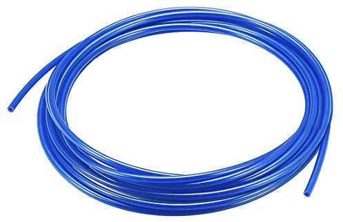 uxcell Nylon Line Hose Tube, 2mm(0.07) ID x 4mm(0.15) OD 5m/16.4ft PA12 Nylon Tube for Air Line Brake Fluid Transfer Blue