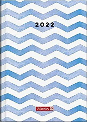 BRUNNEN 1079612012 Buchkalender/Wochenkalender „Colours“ Modell 796 A5, 14,8 x 20,5 cm Grafik-Einband