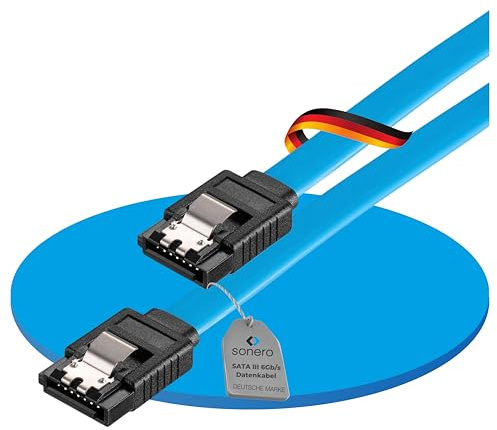 sonero® cavo dati SATA III 6Gb/s, 0,30 m, blu