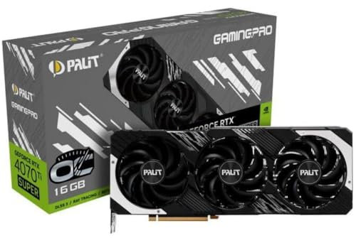 Palit GeForce RTX 4070 Ti SUPER 16GB GamingPro OC - 16GB GDDR6X, 1x HDMI, 3X DP