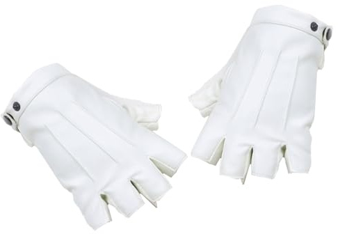 Guanto in pelle PU per donne uomini senza dita ciclismo moto guanti da guida neri mezze dita guanti sportivi sollevamento pesi