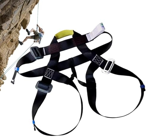 Fascio Di Arrampicata - Mezza Cintura Di Sicurezza Corporale Ricorda Attrezzature Per Allenamento All'aperto Arrampicata Mezza Cintura Del Corpo, Uomini Confortevoli Uomini Al