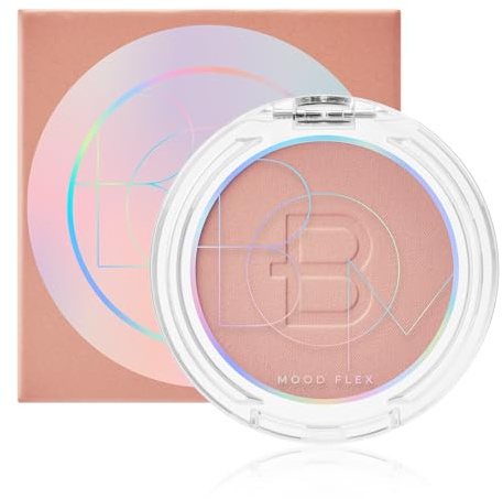 BOM Mood Flex Powder Blush #02 BEIGE ROSE – Koreanskt Puderrouge, Långvarig Hållbarhet, Naturlig Finish, Intensiv Färg, Lätt Komfort, Koreansk Makeup | K-Beauty