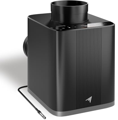 AC Infinity THERMOFORGE T7 - Calentador ambiental de 1000 W con control de temperatura VPD, entrada de calor PTC de 10 grados y aire fresco, IA adaptativa, doble canal para tiendas de campaña