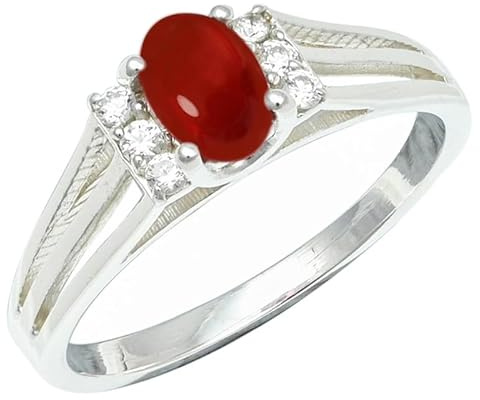 SILVERTROVE Ädelsten 925 sterlingsilver snygg handgjord band ring presentartiklar män och kvinnor smycken CRG1241AA