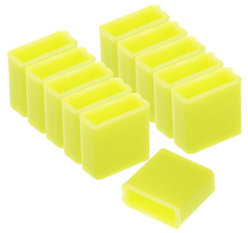 SHINEOFI 20 Tapas Protectoras para Puertos USB Macho de Silicona Verde, Diseño Compacto y Ajuste, Ideales para Proteger Dispositivos y Accesorios USB
