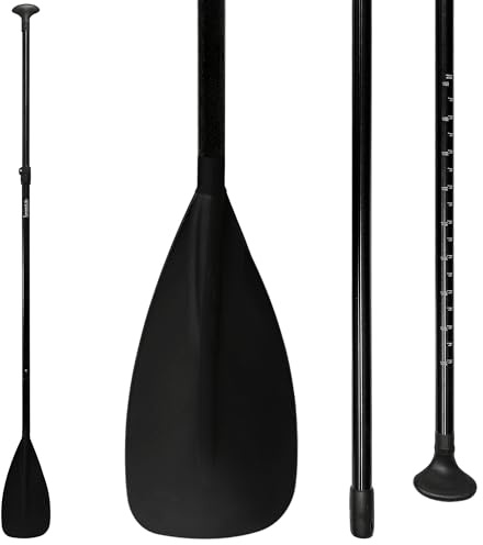 SereneLife Universal Stand Up Paddle, SUP Paddel für Standup Paddle Board & Paddel Schlauchboot– Vestellbares für Kinder & Erwachsene als Stand Up Paddling Board Zubehör Leicht (1,5Kg) & Robust