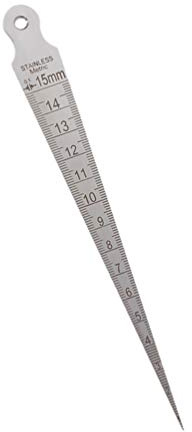 1 St Clearance Linjal Bländar Linjalen Taper Linjalen Svetsare Inspektion Linjal Gapmätare Hålmätare Svetsmätverktyg Verktyg För Konisk Mätare Checklista Kilform Rostfritt Stål