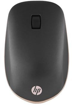 HP 410 Slim Wireless Bluetooth Mouse | Compatible with Chrome or PC or Mac | Multi-surface sensor | Ambidextrous design | 3 Buttons | Scroll Wheel | Up to 12 Month Battery | Black