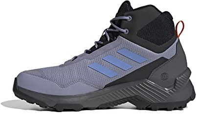 adidas Men's Eastrail 2.0 Mid RAIN.RDY Waterproof Hiking Shoes, Silver Violet/Blue Fusion/Core Black, 9.5 UK