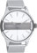 Oozoo Timepieces Herren Uhr in Silber Weiß | Armbanduhr Herren mit Mesh Metallarmband | Hochwertige Uhr für Männer | Edle Analog Herrenuhr in rund C11105