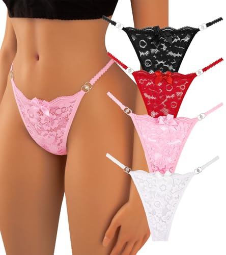 Banamic Women G-String Thongs Panties T Back Breathable Sexy Underwear