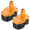 2X 5000mAh Replacement Battery for Dewalt 18V DC9096 DE9098 DE9503 DE9039 DE9095 DE9096 DW9096 DW9095 DW9098 Cordless Drill