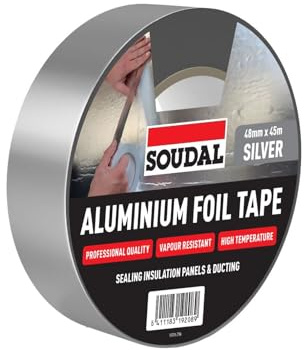 Soudal Aluminium Foil Tape (3 Pack) - 48mm