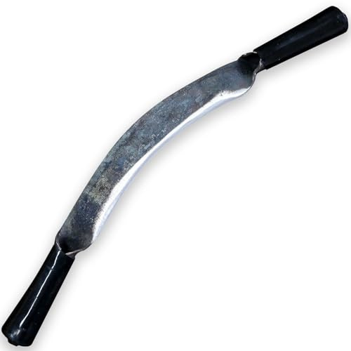 Konload Upgrade Tree Draw Knife Draw Shave Knife 10- Debarking Tool-Full-Tang Wood Scraper for Woodworking Tool Bark Peeling Wood Shaver Tool