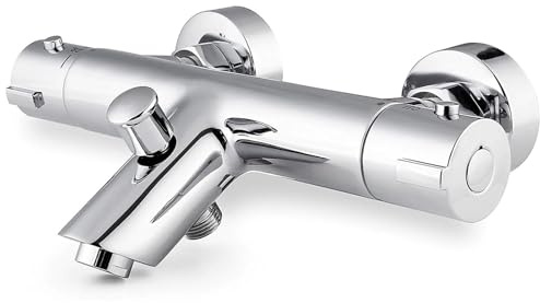 Väggmonterad duschventilsats, termostatblandare för bad, silver duschenheter, justerbar temperaturkontroll, badrumsarmatur, modern design