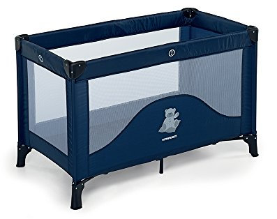 Foppapedretti Teddytour Reisebett, mit Schutzhülle, blau, 127 x 67 x 78 cm, 8,64 kg, blau