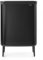 Brabantia - Bo Laundry Bin Hi 2 x 45L - Dirty Clothes Hamper - 2 Compartments - Lid with Quick-Drop Opening - Removable Cotton Bag - Portable & Hygienic - Bedroom & Bathroom Accessory - Matt Black