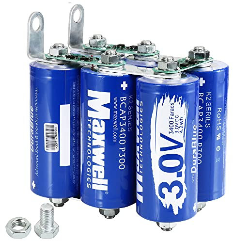 Maxwell 18v 566F Super Kondensator 3.0v 3400f Ultrakondensator für Solarenergiespeicher, USV Versorgung, Elektrowerkzeuge, Motor, der 6pcs startet