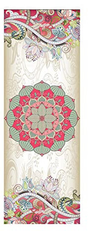 Morbuy Mikrofaser Hot Yoga Handtuch, Yoga Mat 185x65cm rutschfest Fitnesstuch Weich Atmungsaktiv Antirutsch Yogatuch Gilt für Fitness Ausbildung (185x65cm,Muster 3)