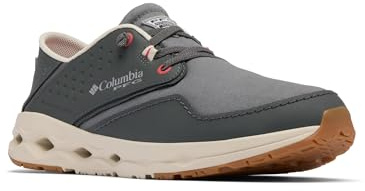Columbia Mens Bahama X Relaxed, Grill/Sunset Red, 9.5