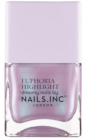Nails Inc - THAT EUPHORIA LIFE EUPHORIA Highlight Nagellack - Schimmernder Lila-Blau-Ton - Irideszentes Finish - Vegan, Langanhaltend & Cruelty Free - Perfekte Maniküre, trendige Nail Art