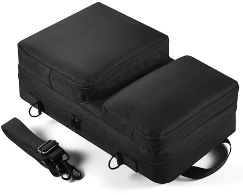 CBDYWVR Tragetasche für AlphaTheta DDJ-FLX2, Reisetasche für Pioneer DDJ-200/DDJ-WeGO4/Hercules Inpulse 200/Inpulse200 MK2, Schutztasche mit verstellbarem Schultergurt (DDJ-FLX2)