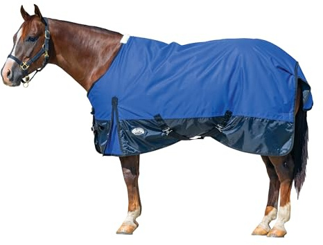 Weaver Leather Economy Turnout Horse Blanket - Waterproof Ripstop- Polyester Fiber Fill, 1200D