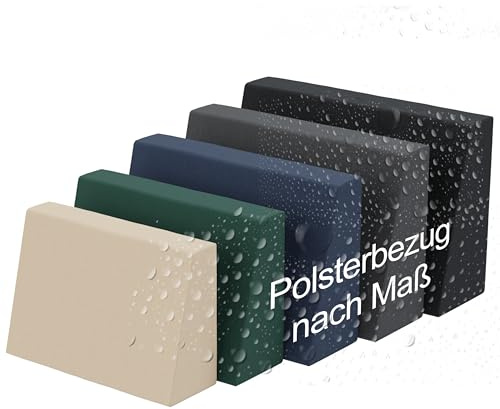 Epic Tube Kissenbezug nach Maß in Trapezform (Oxford 600D) - wetterfest, mit wasserdichtem Reißverschluss - Kissenhülle für Rückenkissen, Palettenkissen, Gartenmöbel, Indoor & Outdoor - Made in EU