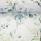 Doppelmoppel Jersey Stoff Blumen Eukalyptus Aquarell Watercolor, natur weiß | 17,90 EUR/m