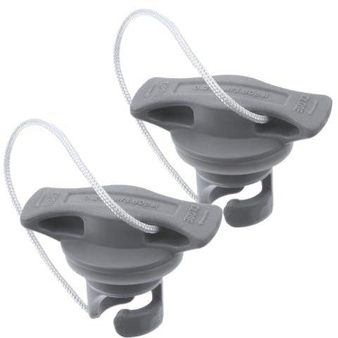 BESPORTBLE 2pcs Boat Air Valve Plug Inflatable Boat Valve Cover Spiral Air Plugs Replacement for Rubber Dinghy Kayak Pool Boat