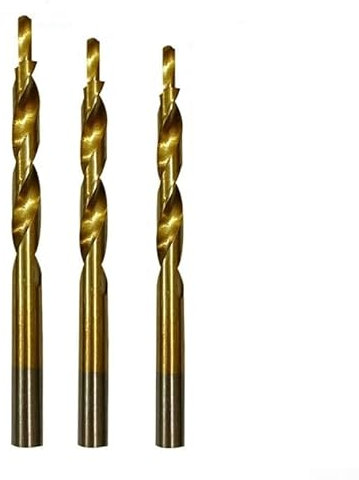 3-teilige titanbeschichtete Bohrer, titanbeschichteter Stufenbohrer für Holzbearbeitungs-Taschenlochlehre 8-4/9-5/10-6 mm