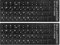 PATIKIL 2Pcs Hebrew Keyboard Stickers PC Keyboard Stickers Black Background with White Lettering for Computer Laptop Desktop