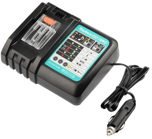 for MAK Vehicle/Car Charger,Hydride Optimum Automotive Charger,compailble with for MAK 18V Battery BL1830 BL1840 BL1850 BL1860