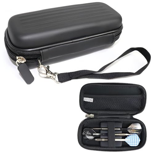 AONAYO Dart ZubehöR,Kann Alle Arten Von Dartpfeilen SchüTzen Darttasche,Schwarz Dart Tasche,Klein Und Tragbar,Kann Dartpfeile Ohne Unordnung Fixieren,Mit Einer Kleinen Tasche FüR Anderes ZubehöR